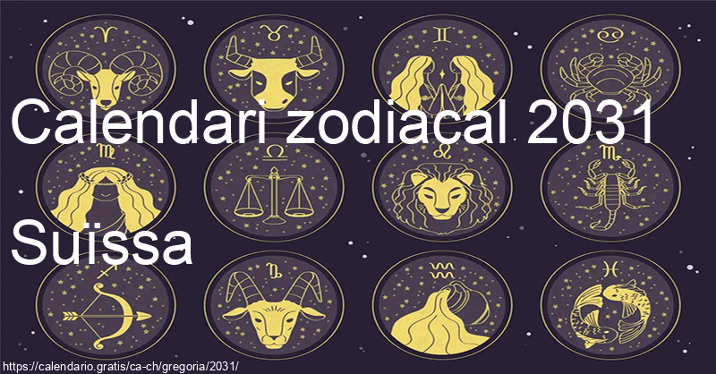 Calendari de signes zodiacals 2031