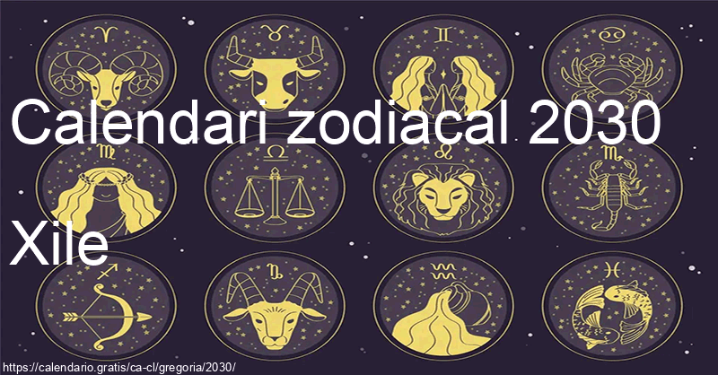 Calendari de signes zodiacals 2030