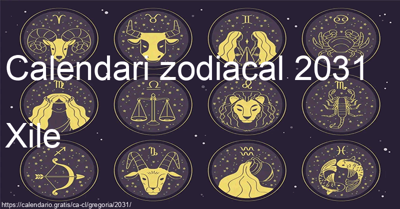 Calendari de signes zodiacals 2031