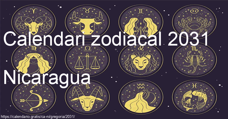 Calendari de signes zodiacals 2031