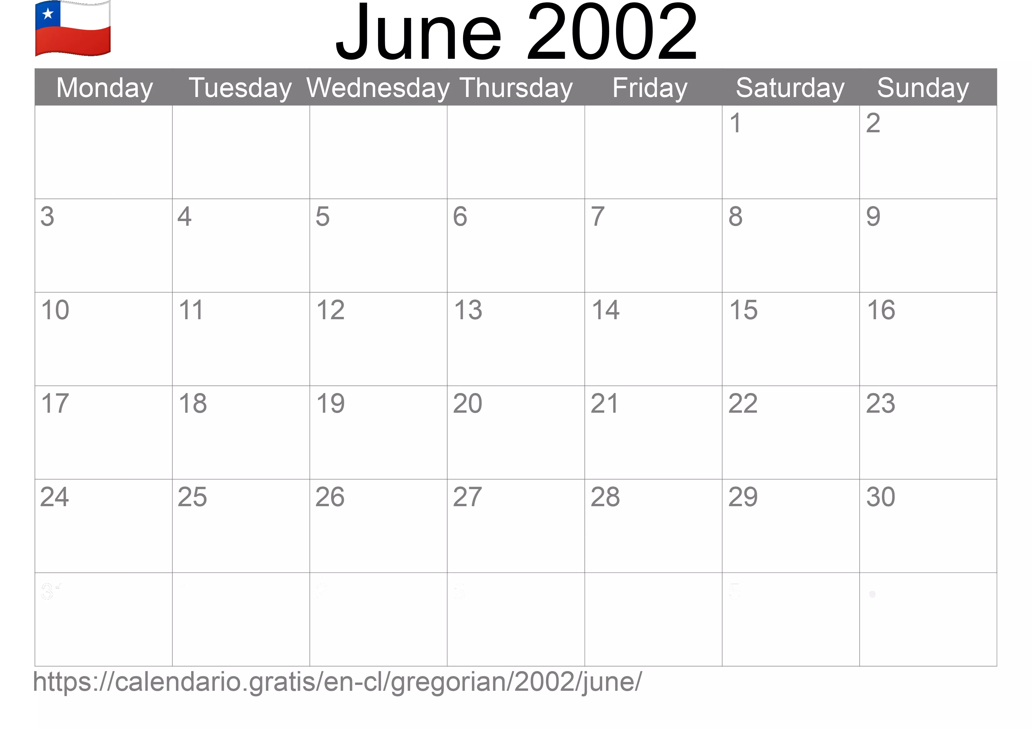 Calendar June 2002 to print (Chile)