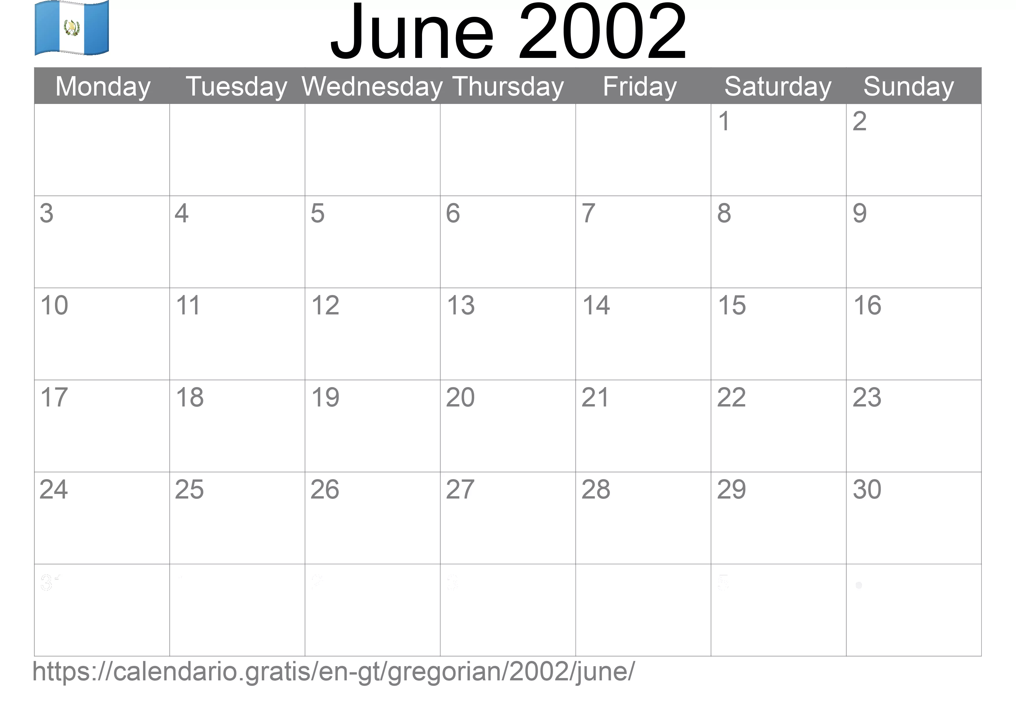 Calendar June 2002 to print (Guatemala)